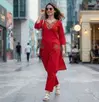 Ff Cotton Embroidery Work Co Ord Set